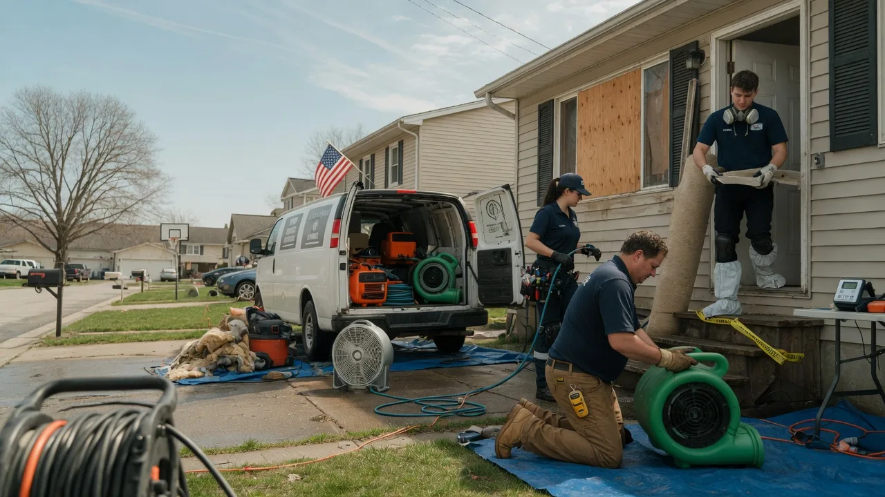 Water Damage Restoration in East Bank, WV near me